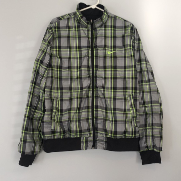 Nike mens sz LG thin lined reversible bomber. - Picture 3 of 7